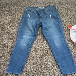 GAP Women's Straight Leg Jeans in Blue